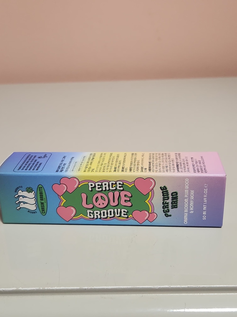 Chasin' Rabbits Peace Love Groove Perfume Hand Love Hand Cream 50ml Vegan Korean
